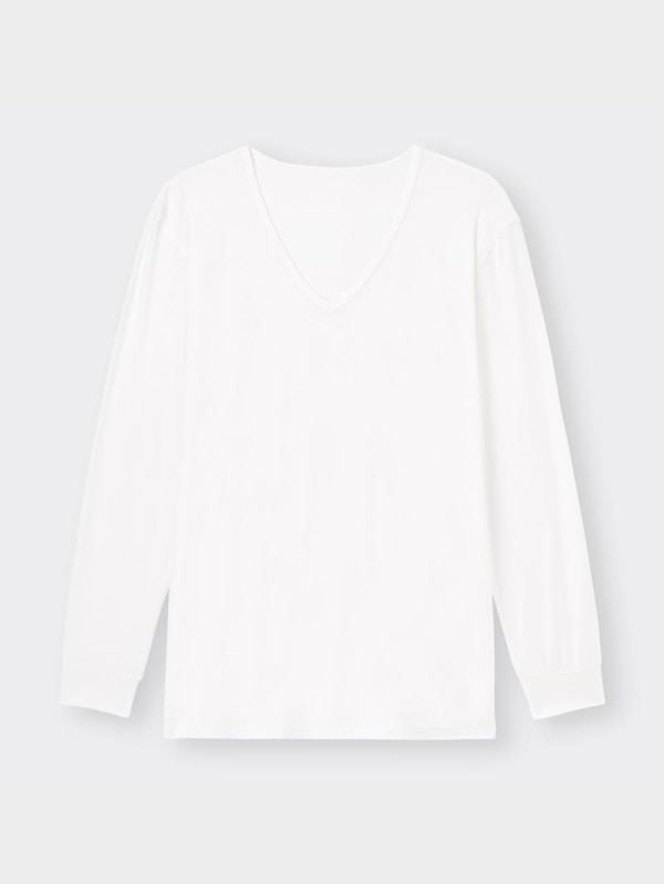 スタイルヒートVネックT(9分袖)