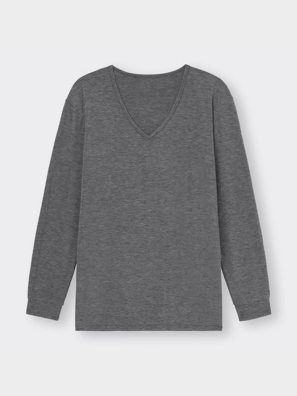 スタイルヒートVネックT(9分袖)