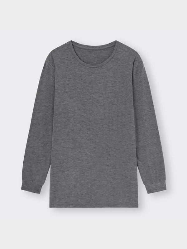 スタイルヒートクルーネックT(9分袖)