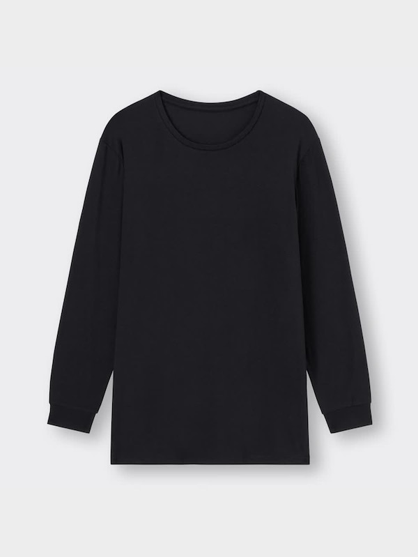 スタイルヒートクルーネックT(9分袖)