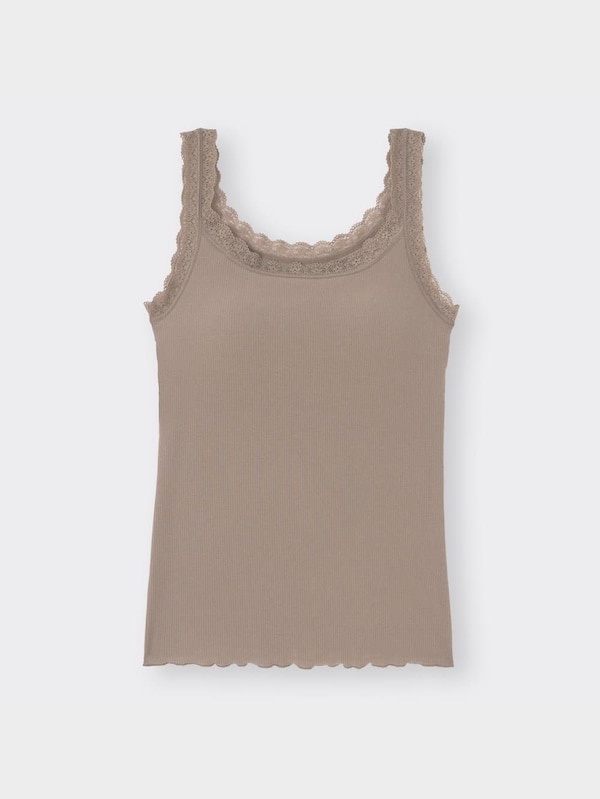 ブラフィールリブレースタンクトップ