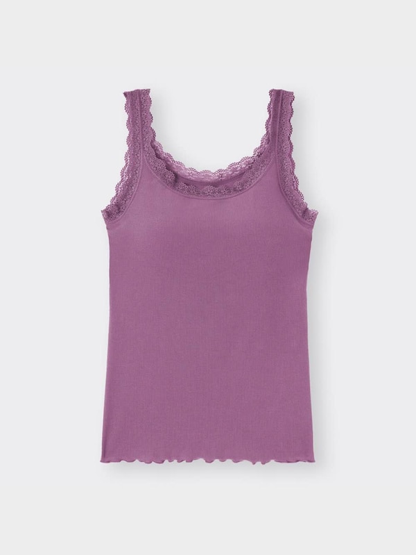 ブラフィールリブレースタンクトップ