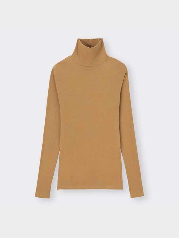 スタイルヒートリブタートルネックT(長袖)