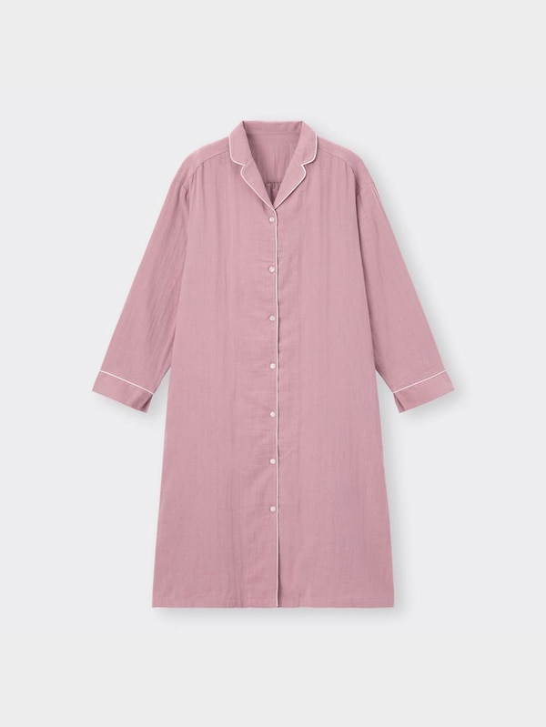 オーガニックコットンパジャマワンピース(長袖)+X