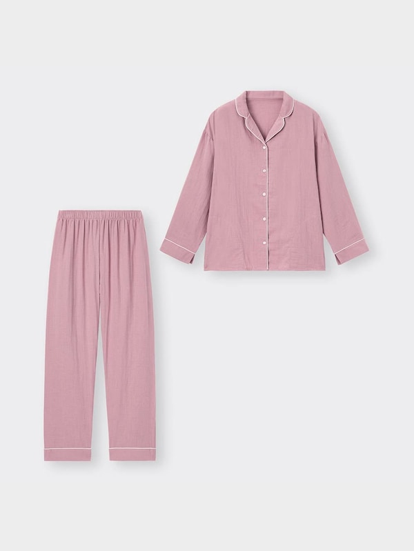 オーガニックコットンパジャマ(長袖&ロングパンツ)