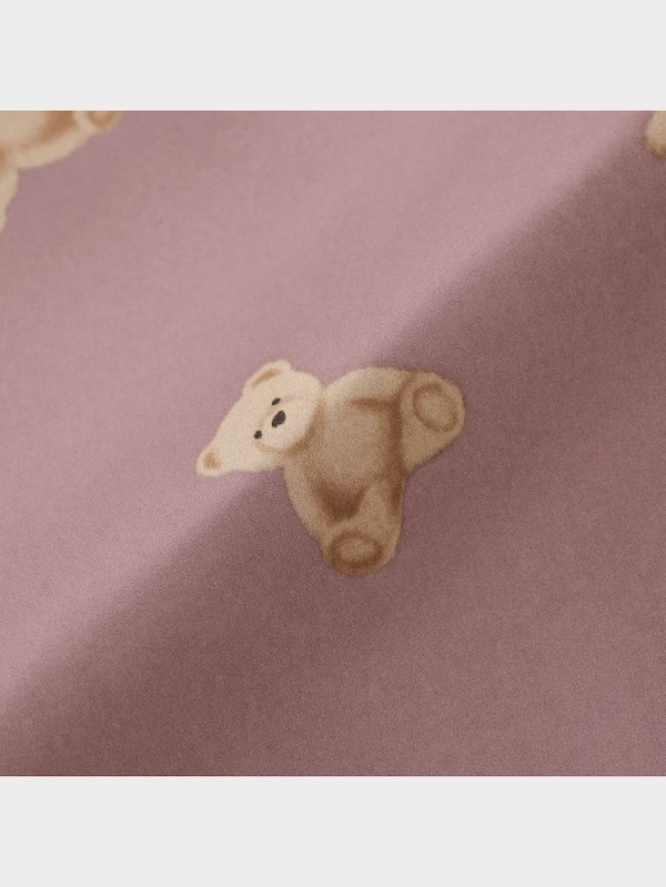 サテンパジャマ(長袖&ロングパンツ)(ベア)