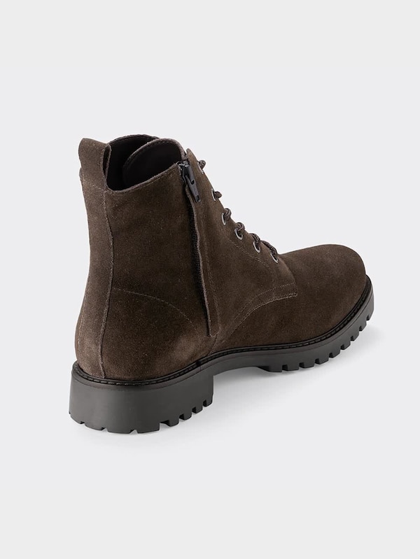 リアルレザーレースアップブーツ+X