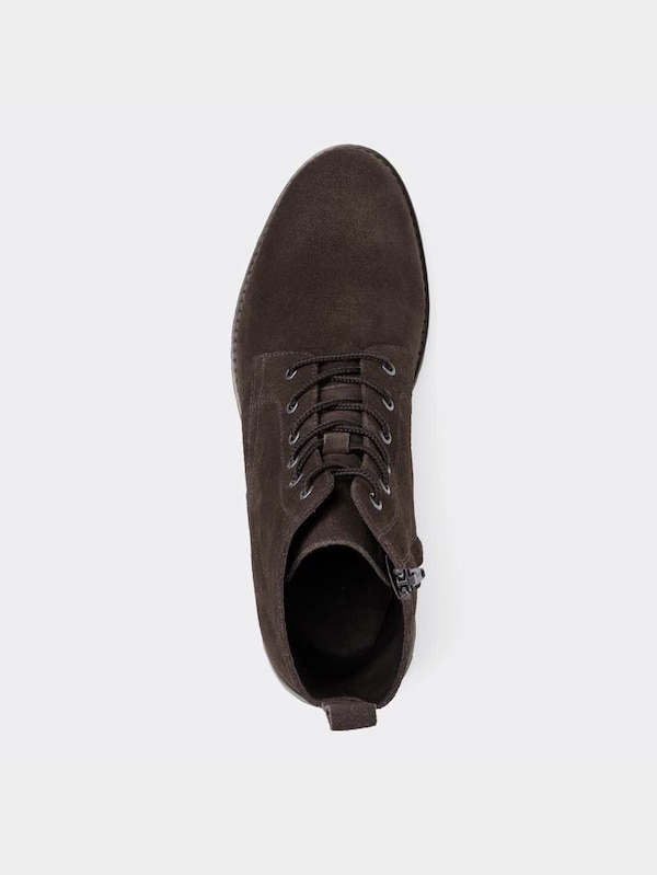 リアルレザーレースアップブーツ+X