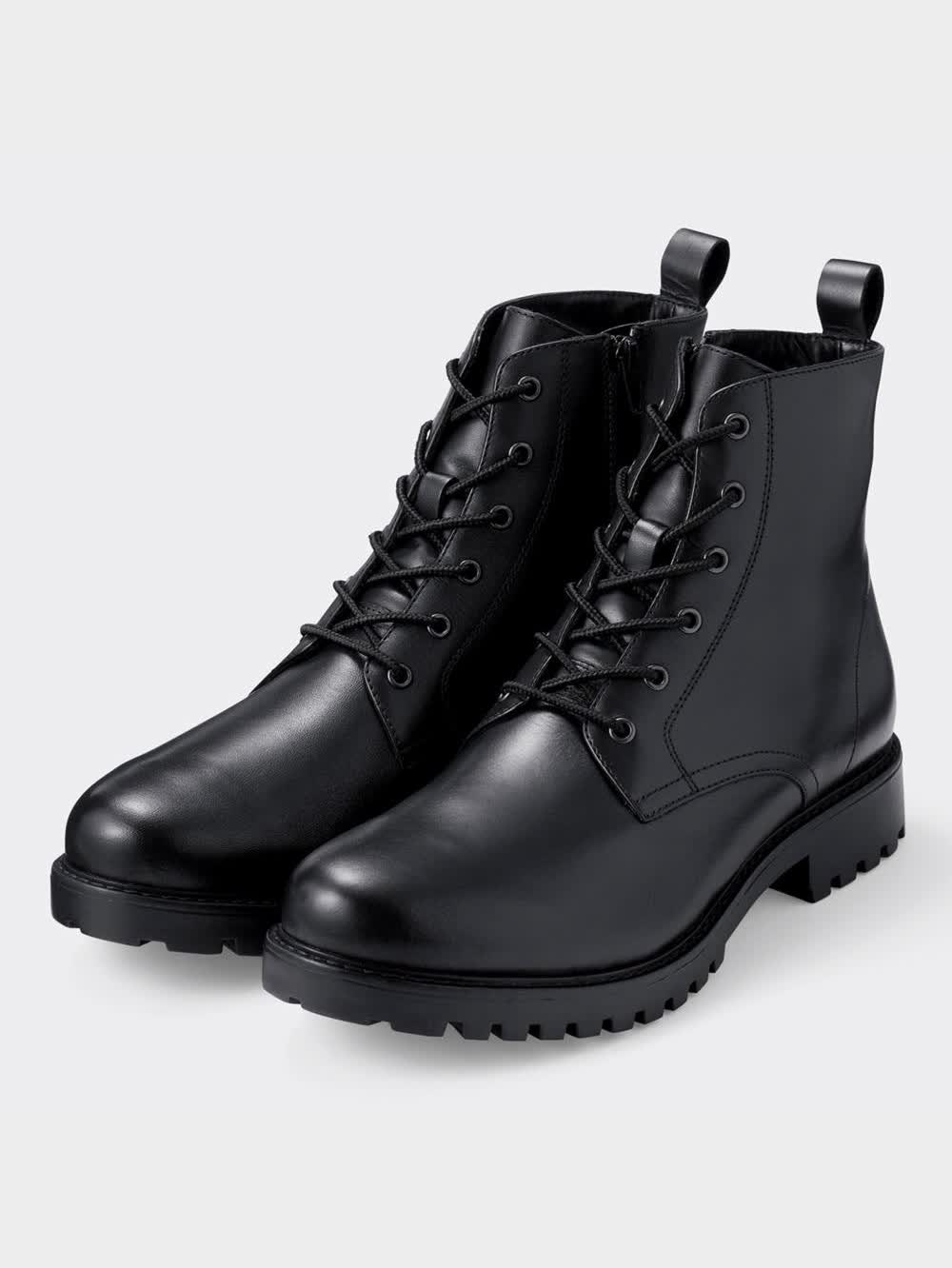 GU公式 | リアルレザーレースアップブーツ+X