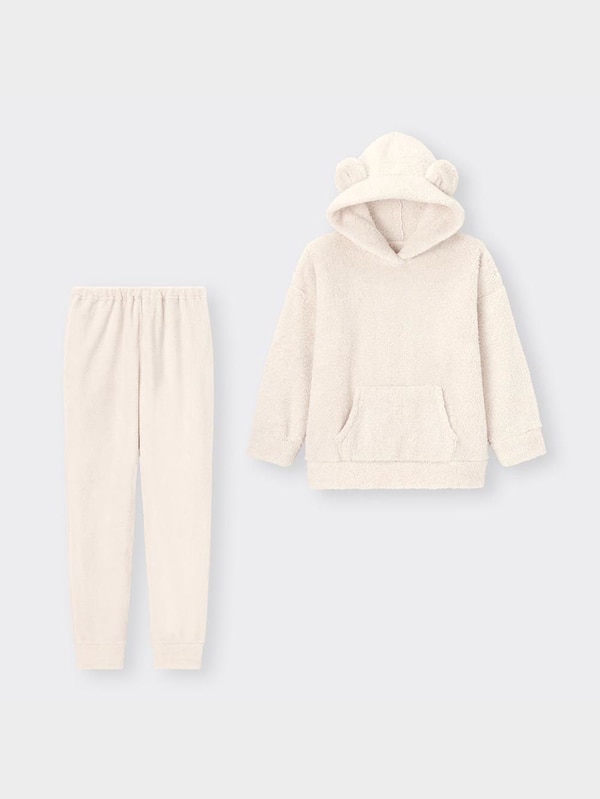 マシュマロフィールラウンジセット(ベア)(長袖&ロングパンツ)