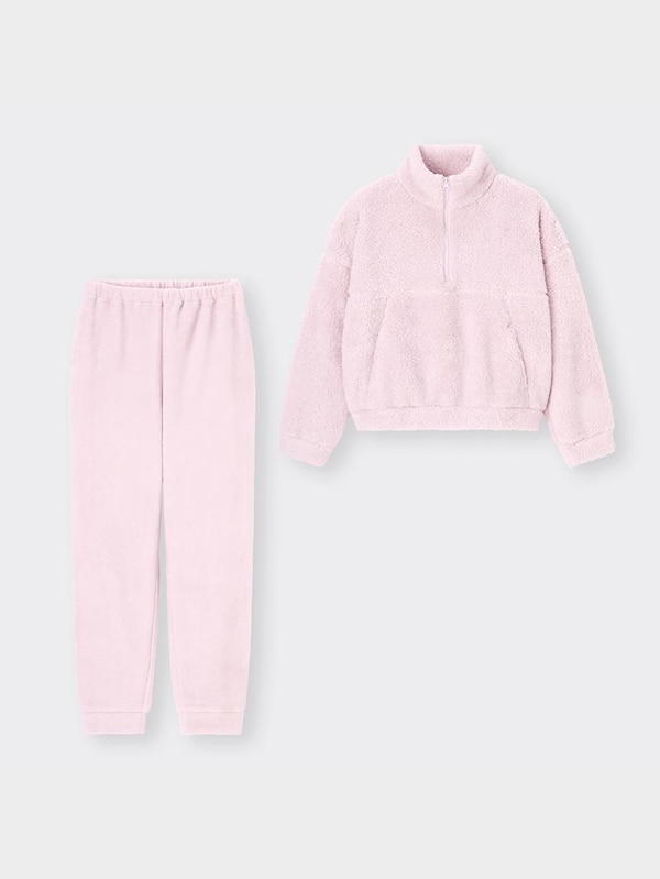 マシュマロフィールハーフジップセット(長袖&ロングパンツ)