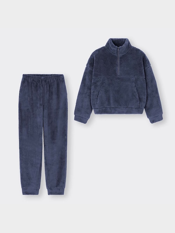 マシュマロフィールハーフジップセット(長袖&ロングパンツ)