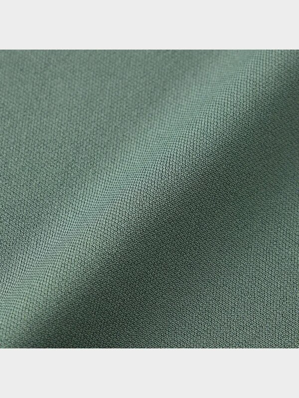 ドライダブルフェイスバイカラービッグパーカ(5分袖)NT+E