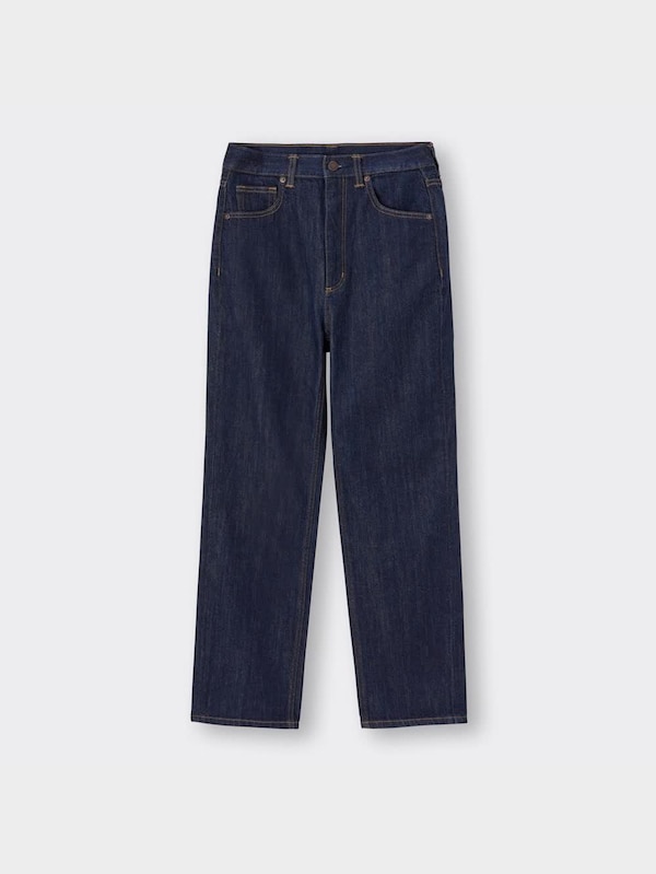 ハイウエストストレートジーンズ(丈標準68.0～72.0cm)