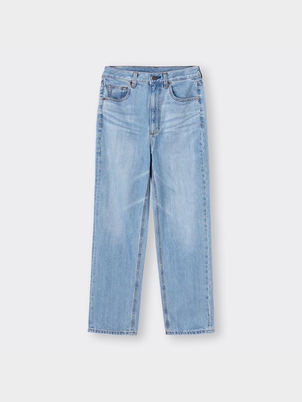 ハイウエストストレートジーンズ(丈標準68.0～72.0cm)