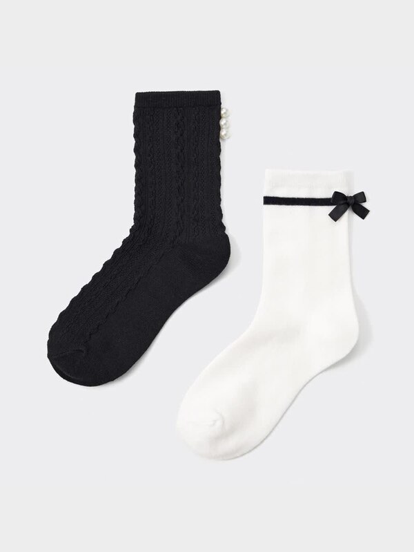 GIRLSクルーソックス2P