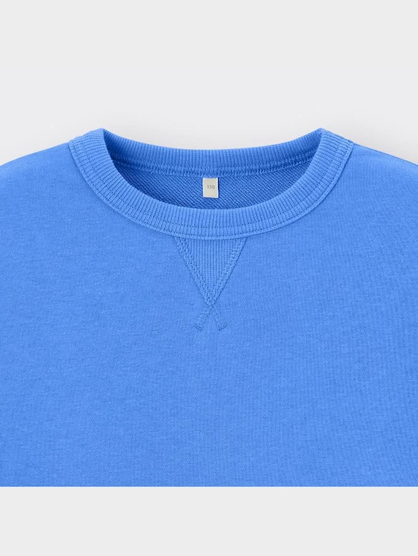 KIDS(男女兼用)クルーネックスウェットプルオーバー(長袖)