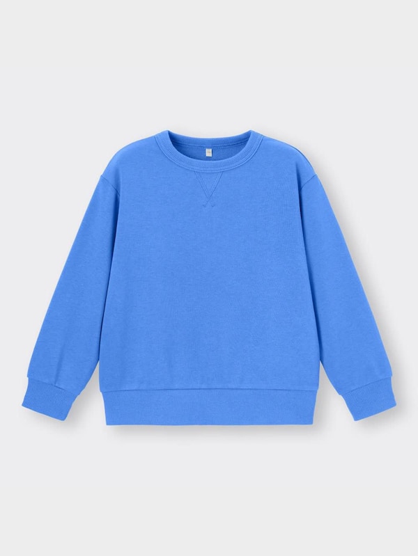 KIDS(男女兼用)クルーネックスウェットプルオーバー(長袖)