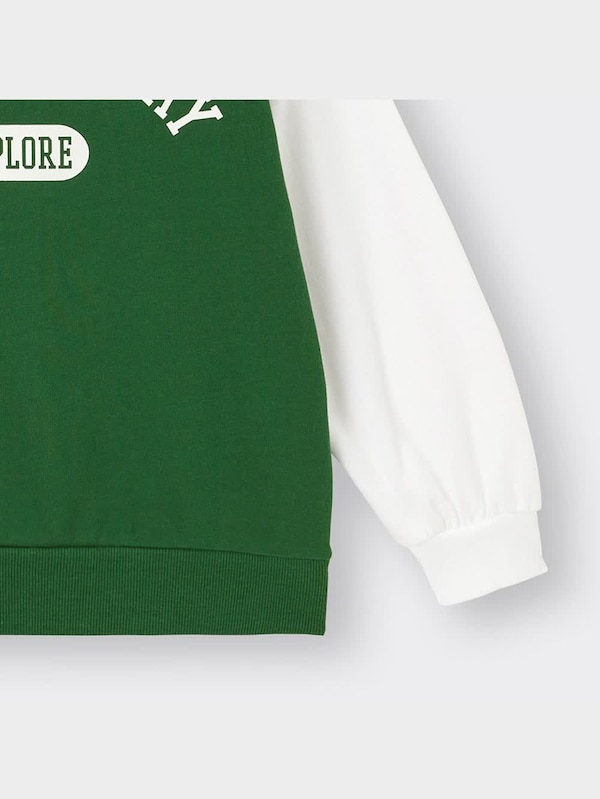 KIDS(男女兼用)グラフィックベストレイヤードビッグT(長袖)