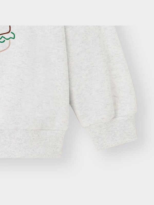 KIDS(男女兼用)グラフィックスウェットプルオーバー(長袖)(ハンバーガー)