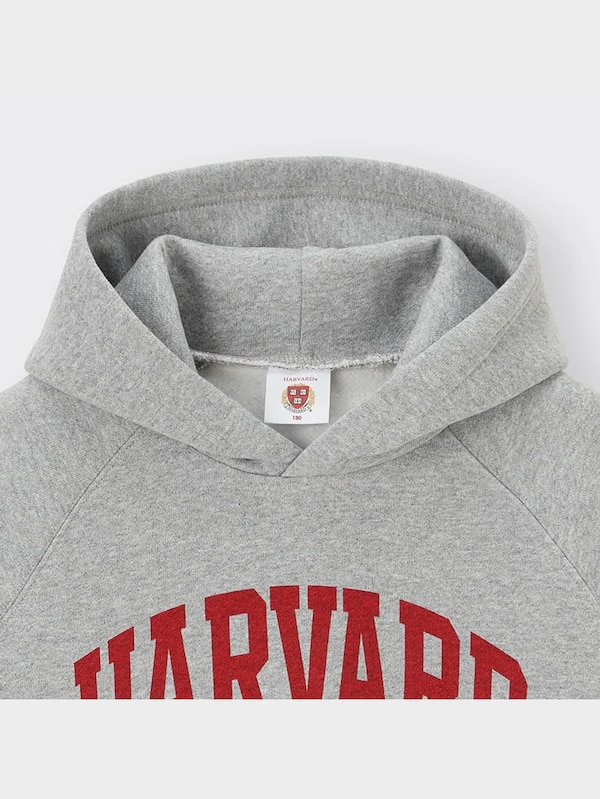 KIDS(男女兼用)裏起毛ヘビーウェイトスウェットプルパーカ Harvard university