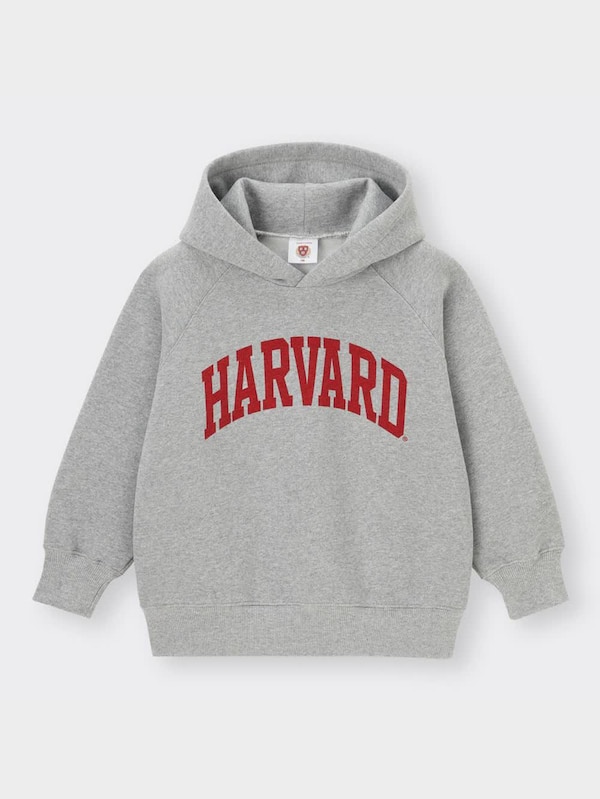 KIDS(男女兼用)裏起毛ヘビーウェイトスウェットプルパーカ Harvard university