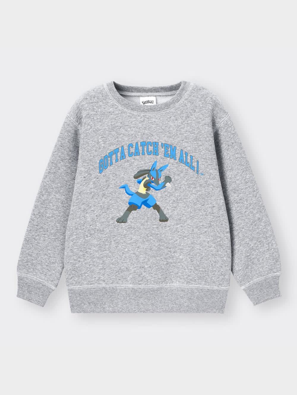 GU公式 | KIDS(男女兼用)スウェットプルオーバー(長袖) Pokemon 1+X