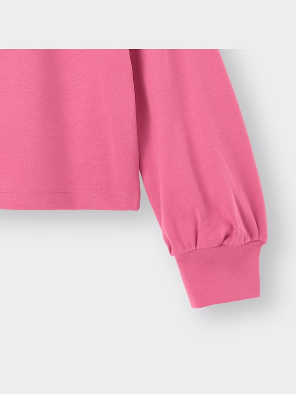 GIRLSボリュームスリーブクロップドカーディガン(長袖)