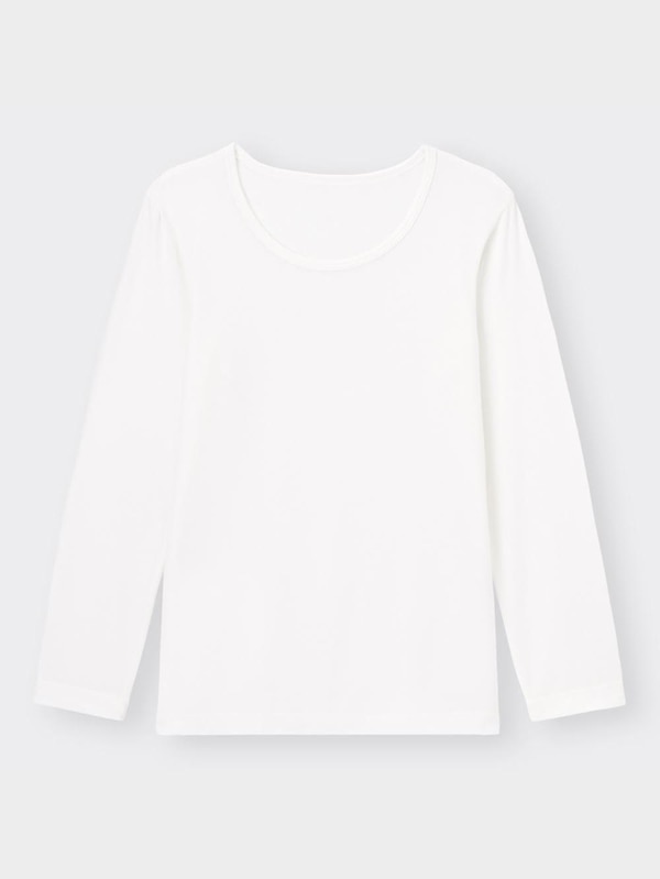 KIDS(男女兼用)スタイルヒートクルーネックT(長袖)