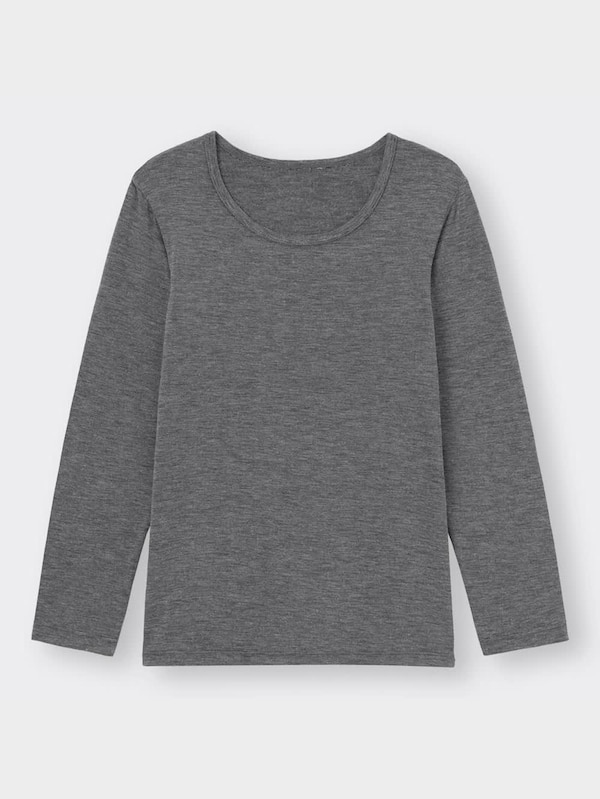 KIDS(男女兼用)スタイルヒートクルーネックT(長袖)