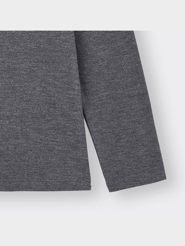 KIDS(男女兼用)スタイルヒートエクストラクルーネックT(長袖)+E