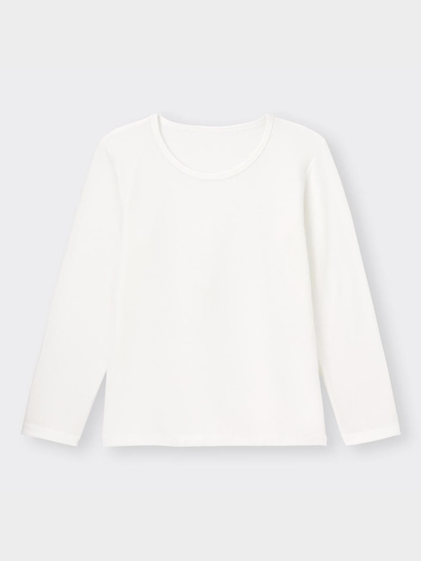 KIDS(男女兼用)スタイルヒートエクストラクルーネックT(長袖)+E