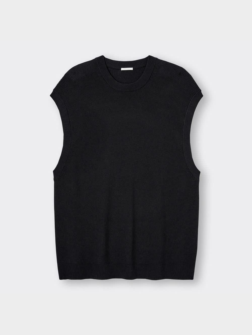 GU公式 | ウォッシャブルリラックスフィットニットベスト