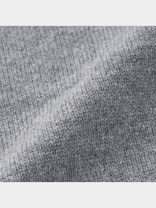 ラムブレンドVネックカーディガン(長袖)