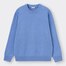 ラムブレンドクルーネックセーター(長袖)-LIGHT BLUE