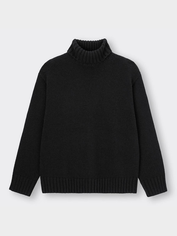 ローゲージタートルネックセーター(長袖)