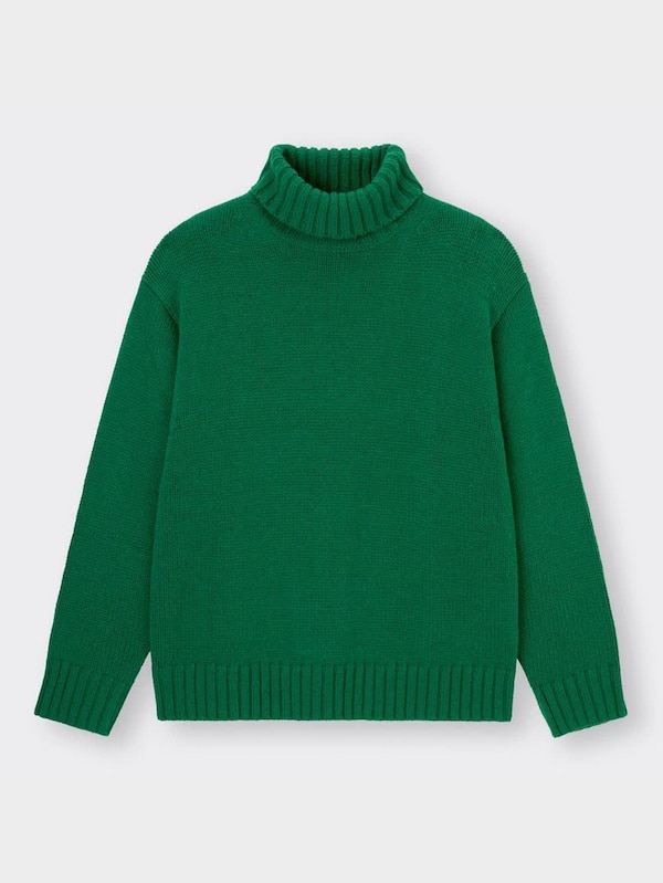 ローゲージタートルネックセーター(長袖)