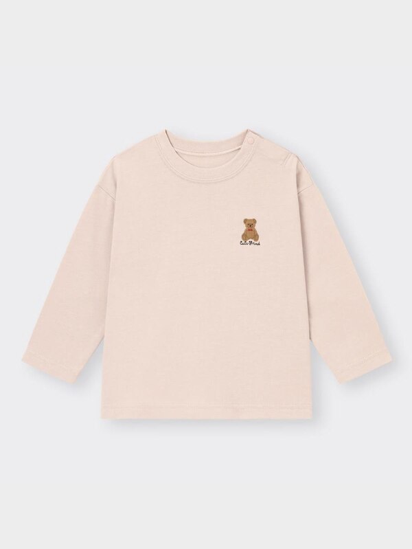 BABY(TODDLER)グラフィックT(長袖)(クマ)+E