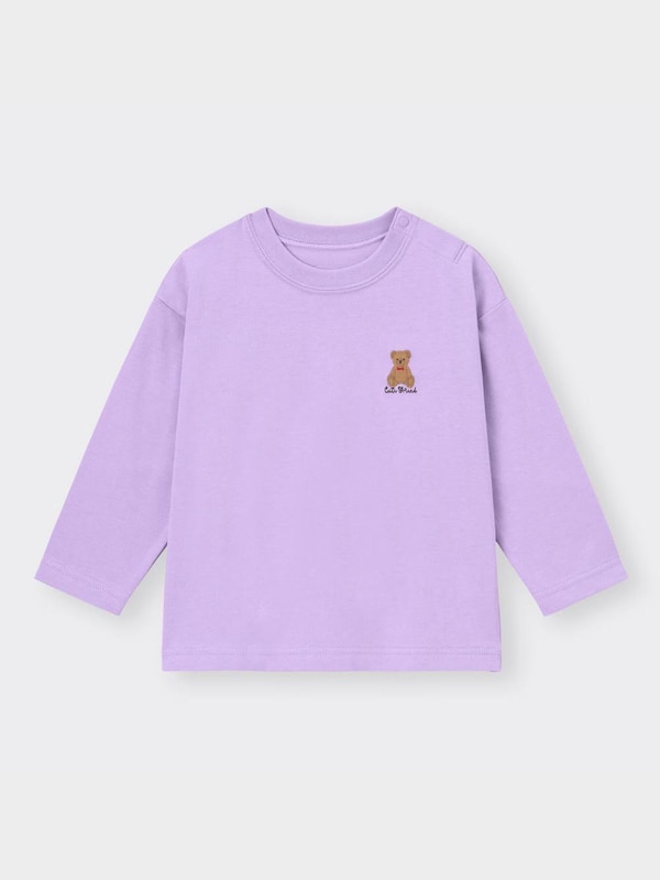 BABY(TODDLER)グラフィックT(長袖)(クマ)+E