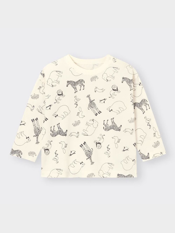 BABY(TODDLER)グラフィックT(長袖)(アニマル)+E
