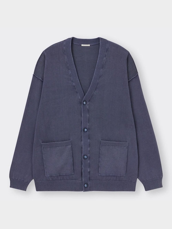 ウォッシュドリラックスフィットカーディガン(長袖)NT+E