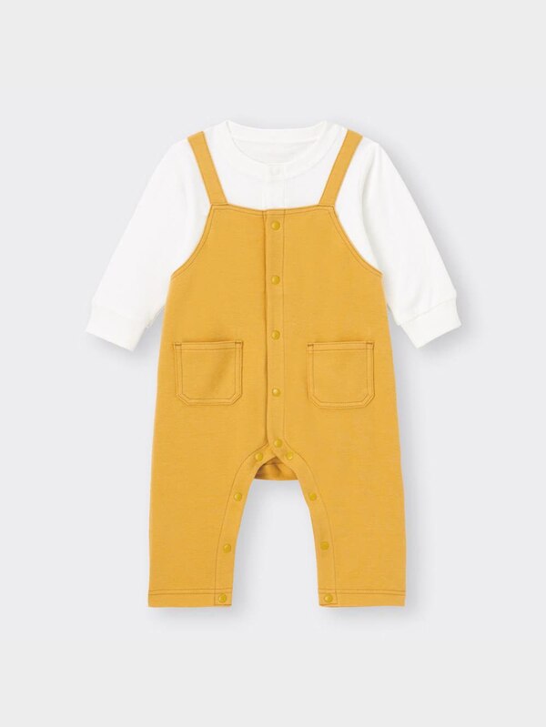 BABY(NEWBORN)セパオール(長袖)(サロペット)+E