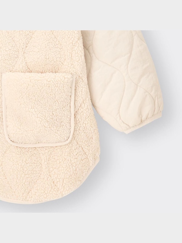 GIRLSヒートパデッドボアキルティングコート