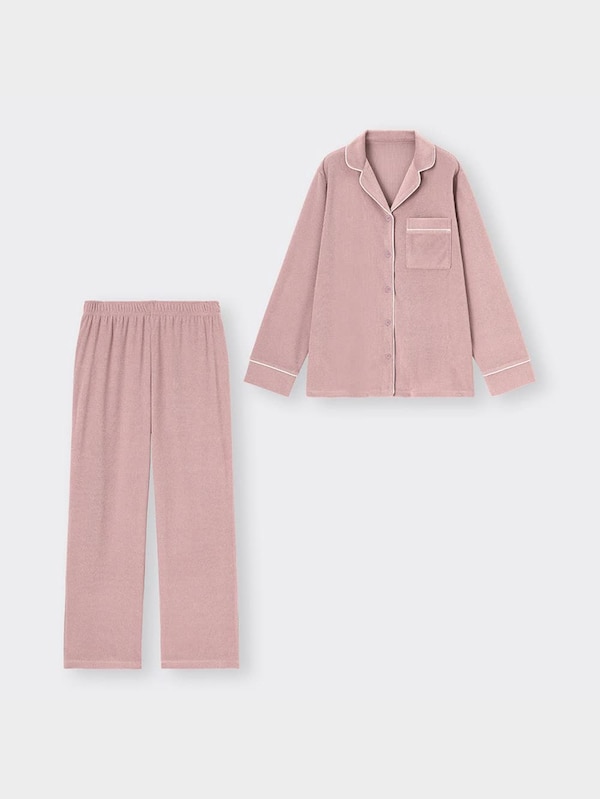 パイルパジャマ(長袖&ロングパンツ)