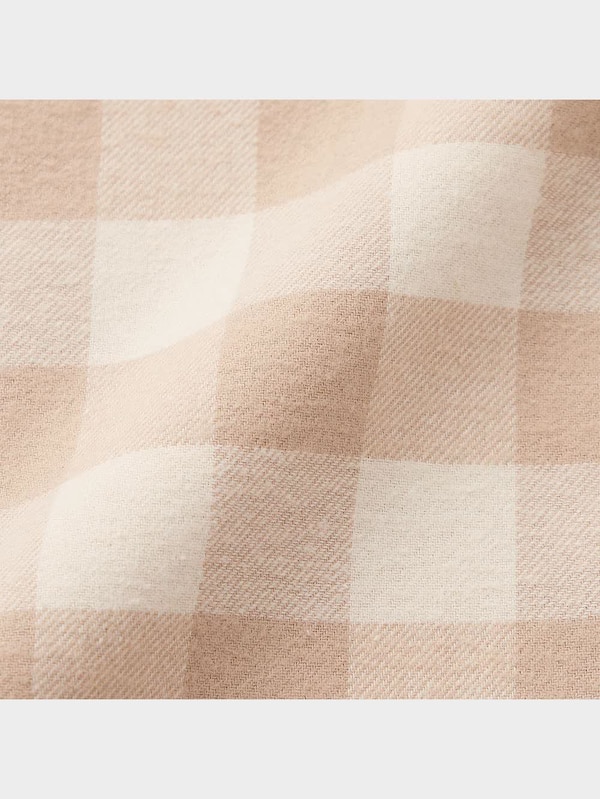 フランネルパジャマ(長袖&ロングパンツ)(チェック)+X