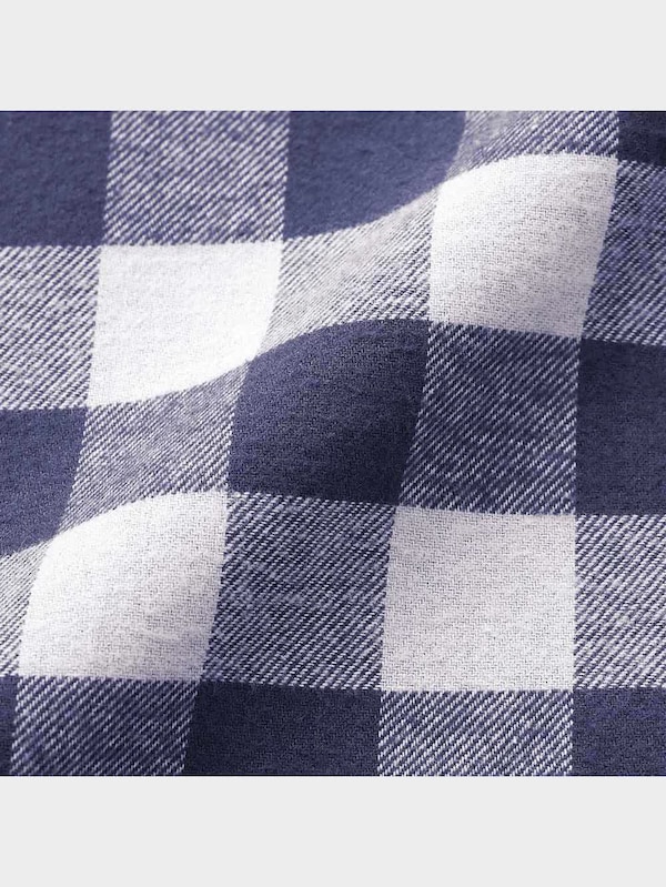 フランネルパジャマ(長袖&ロングパンツ)(チェック)+X