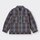 KIDS(男女兼用)シェフシャツジャケット(長袖)+X(セットアップ可能)-DARK BROWN