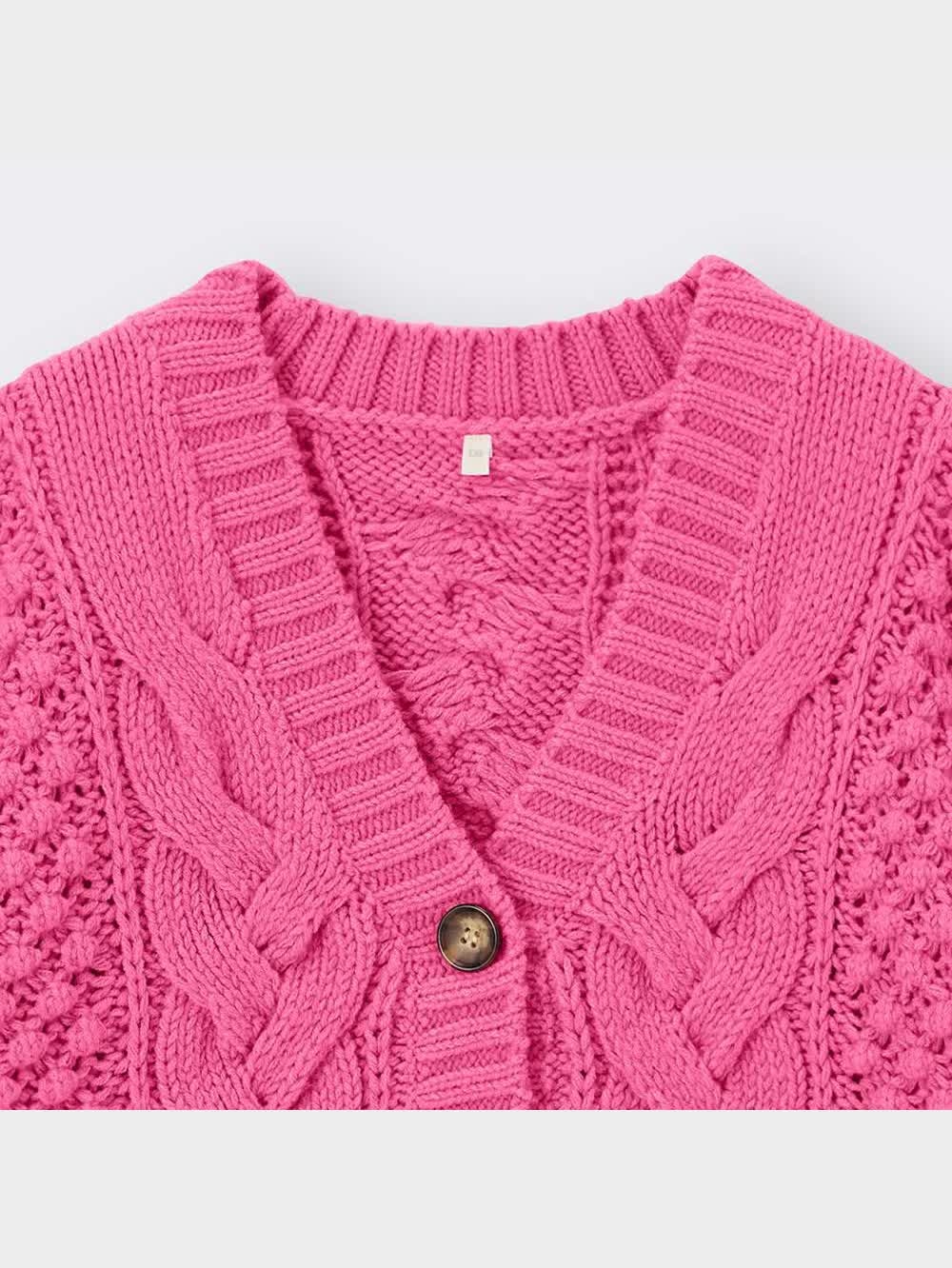 色味確認用 GU公式 | GIRLSケーブルコクーンカーディガン(長袖)