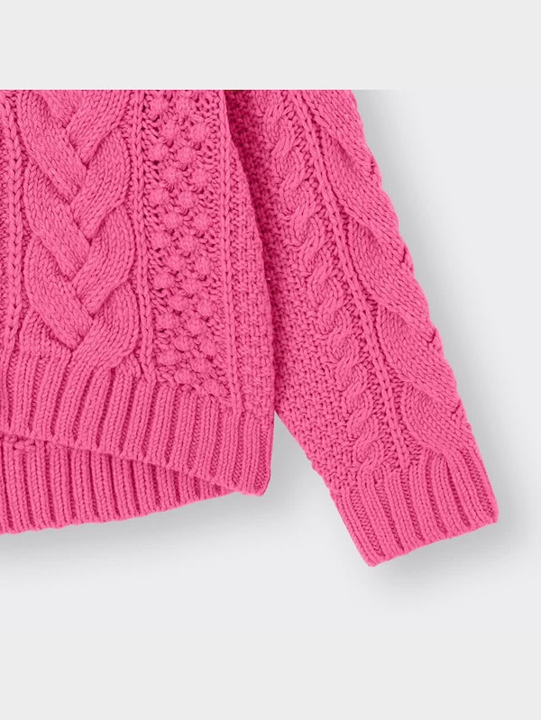 GIRLSケーブルコクーンカーディガン(長袖)