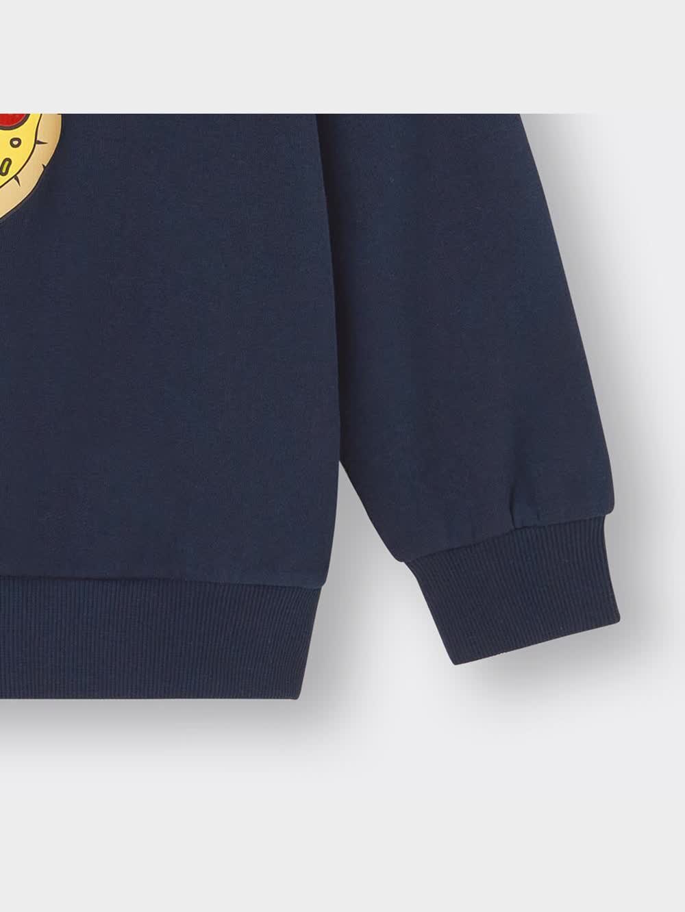 GU公式 | KIDS(男女兼用)グラフィックスウェットプルオーバー